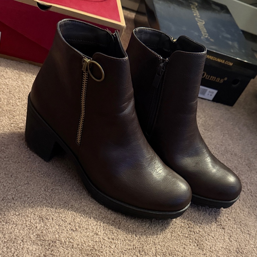 Brown Ankle Boots